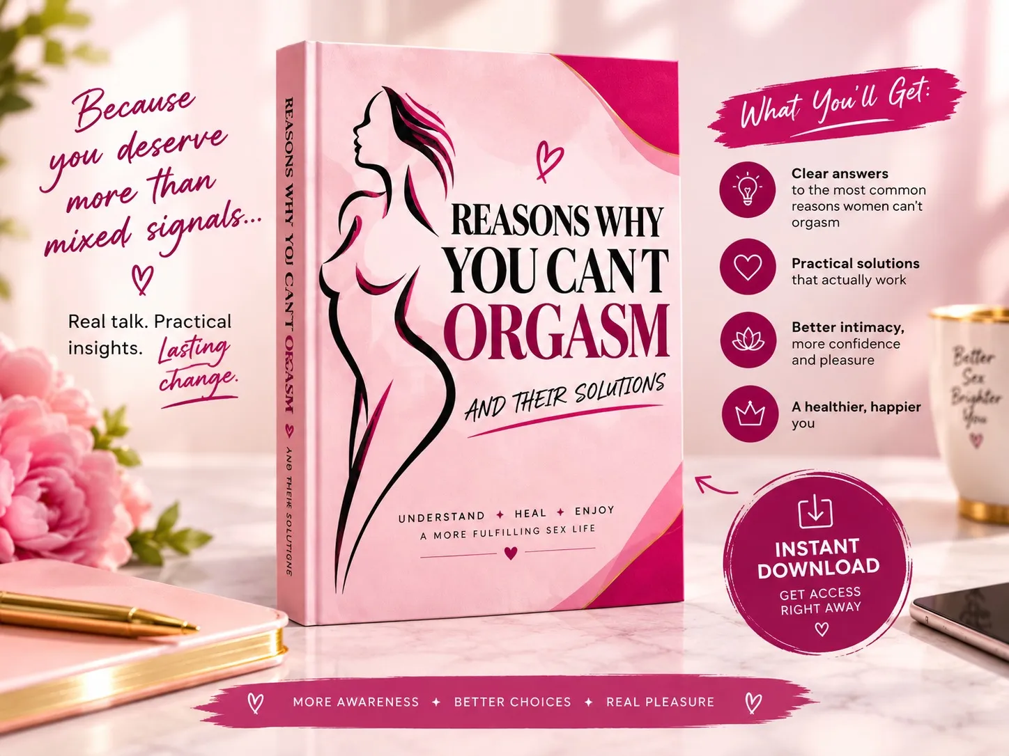 Reasons why you can't orgasm, and their solutions