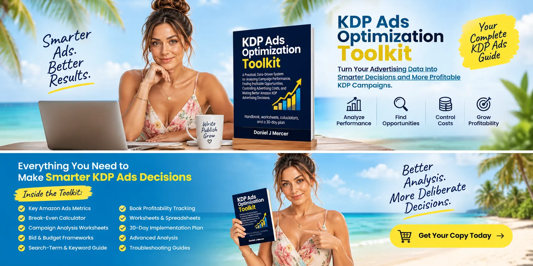 KDP Ads Optimization Toolkit: A Practical, Data-Driven System for Analyzing Campaign Performance, Finding Profitable Opportunities, Controlling Advertising Costs, and Making Better Amazon KDP Advertising Decisions
