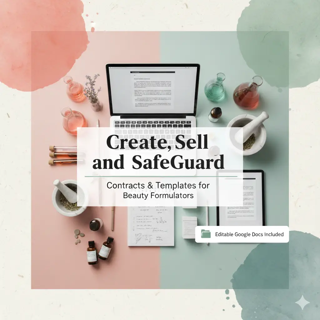 CREATE, SELL AND SAFEGUARD: CONTRACT TEMPLATES FOR BEAUTY PRODUCT FORMULATORS