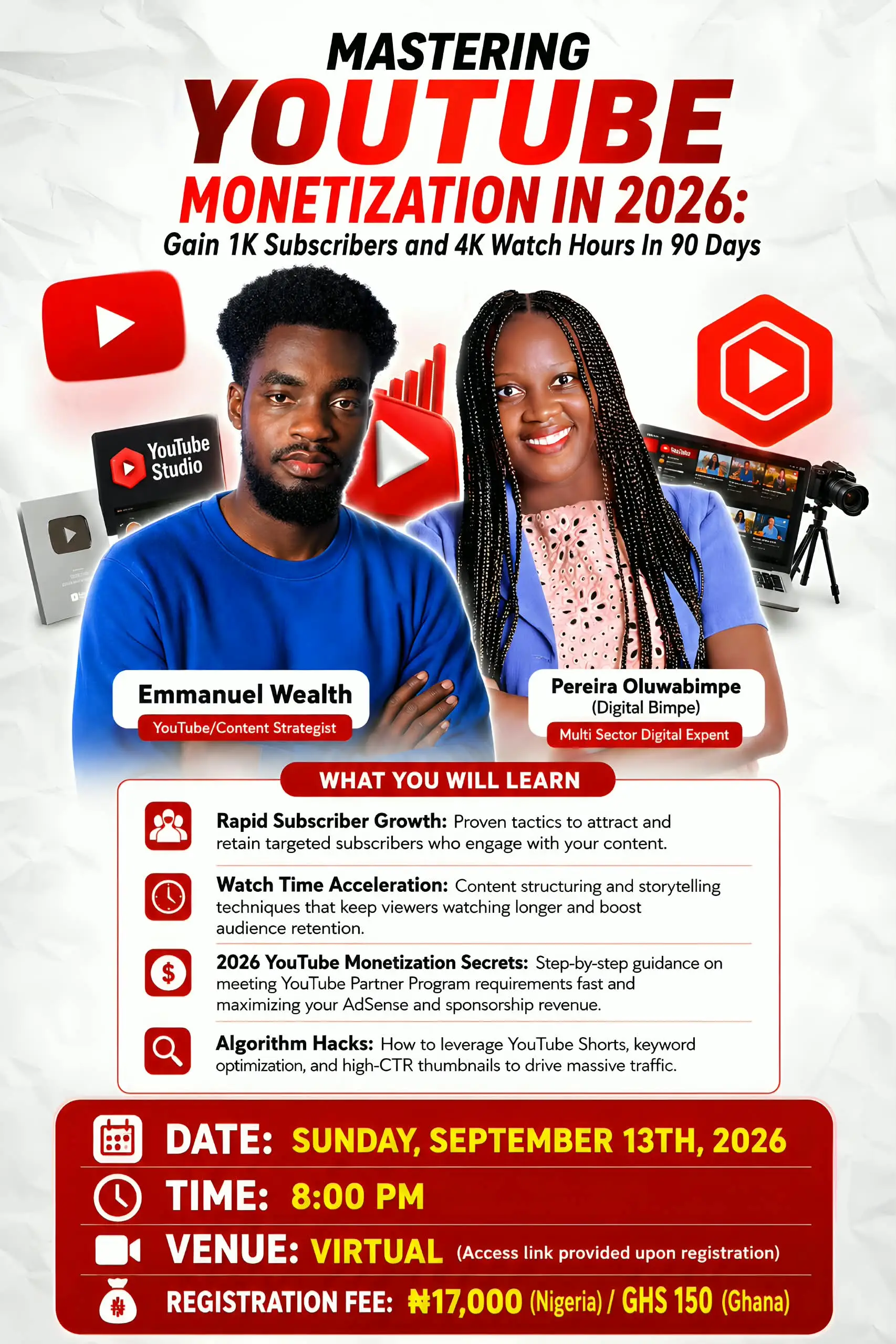 Mastering YouTube Monetization in 2026: Gain Subscribers, Boost Watch Hours & Grow Your Revenue