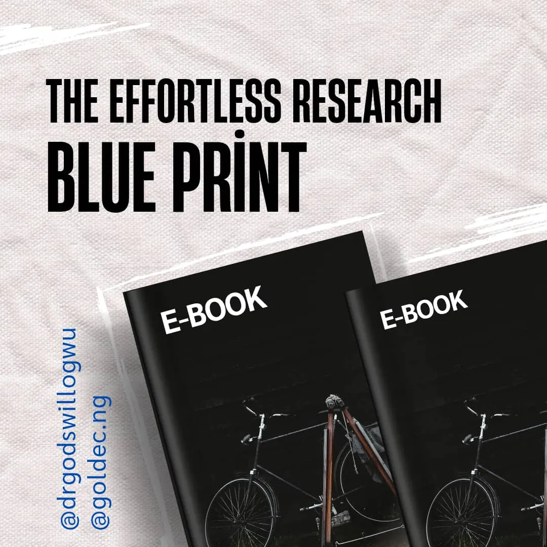 THE EFFORTLESS RESEARCH BLUEPRINT (E-BOOK)