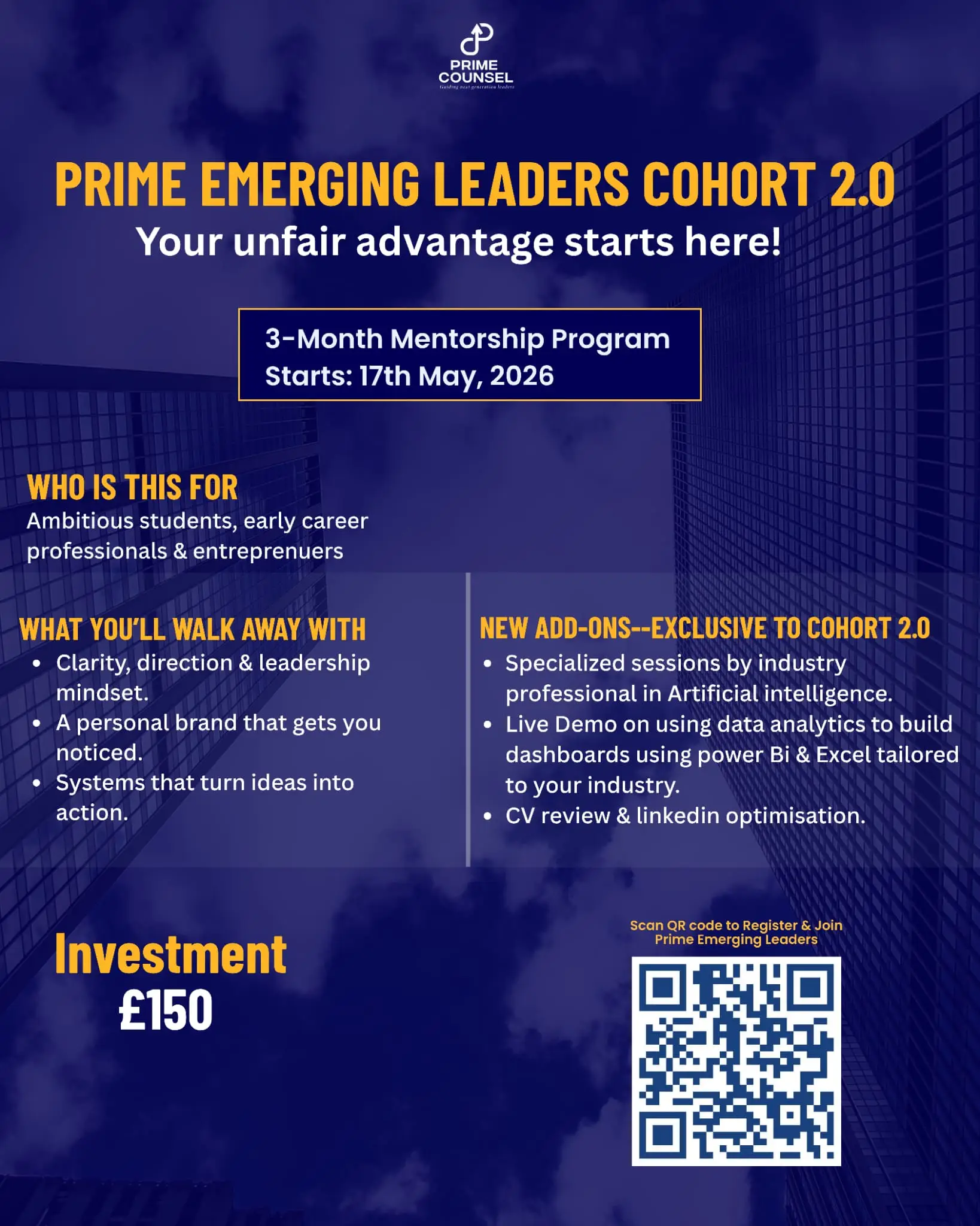 Prime Emerging Leaders Cohort