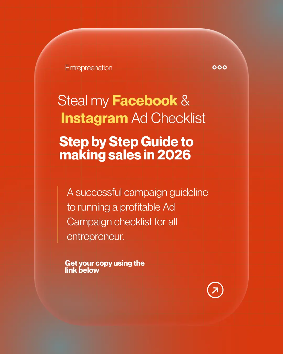 The Meta Ad Checklist