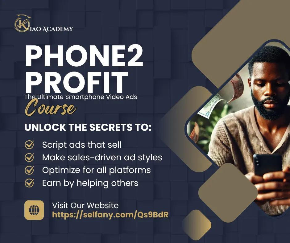 Phone2profit video ad course