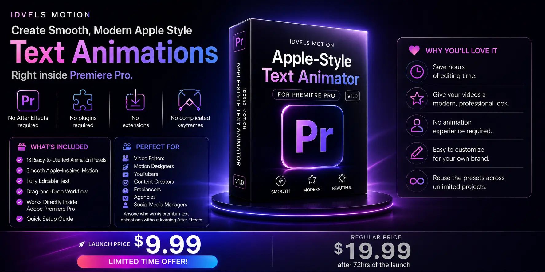 Idvels Motion Apple Style Text Animator v1.0
