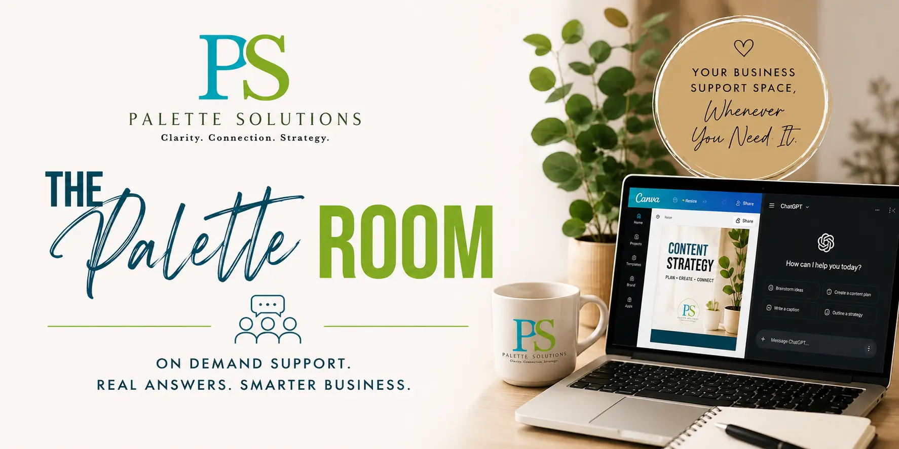 The Palette Room (Small Business Support, On Demand)