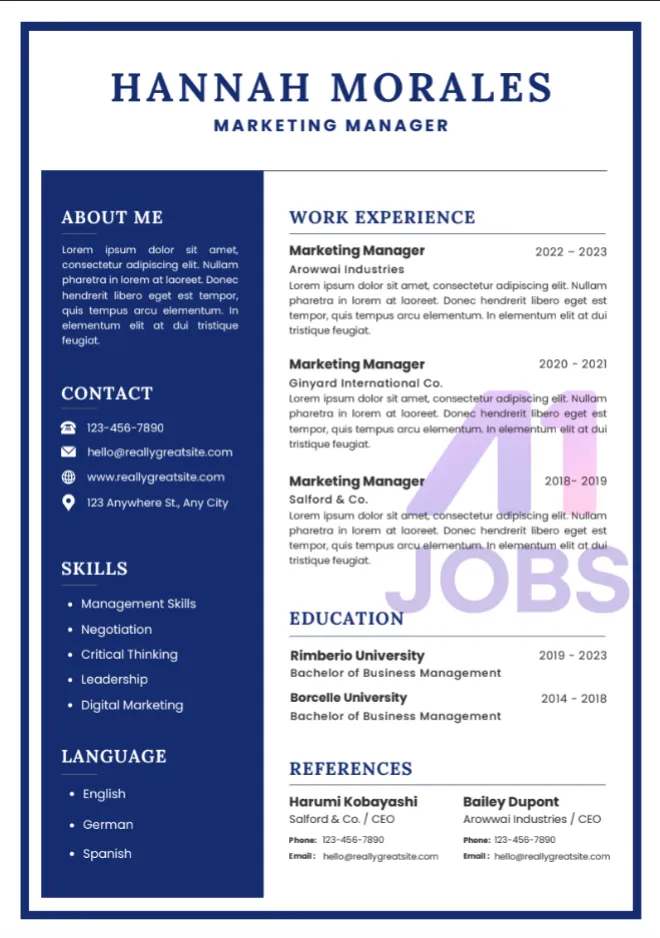 Professional Resum Template