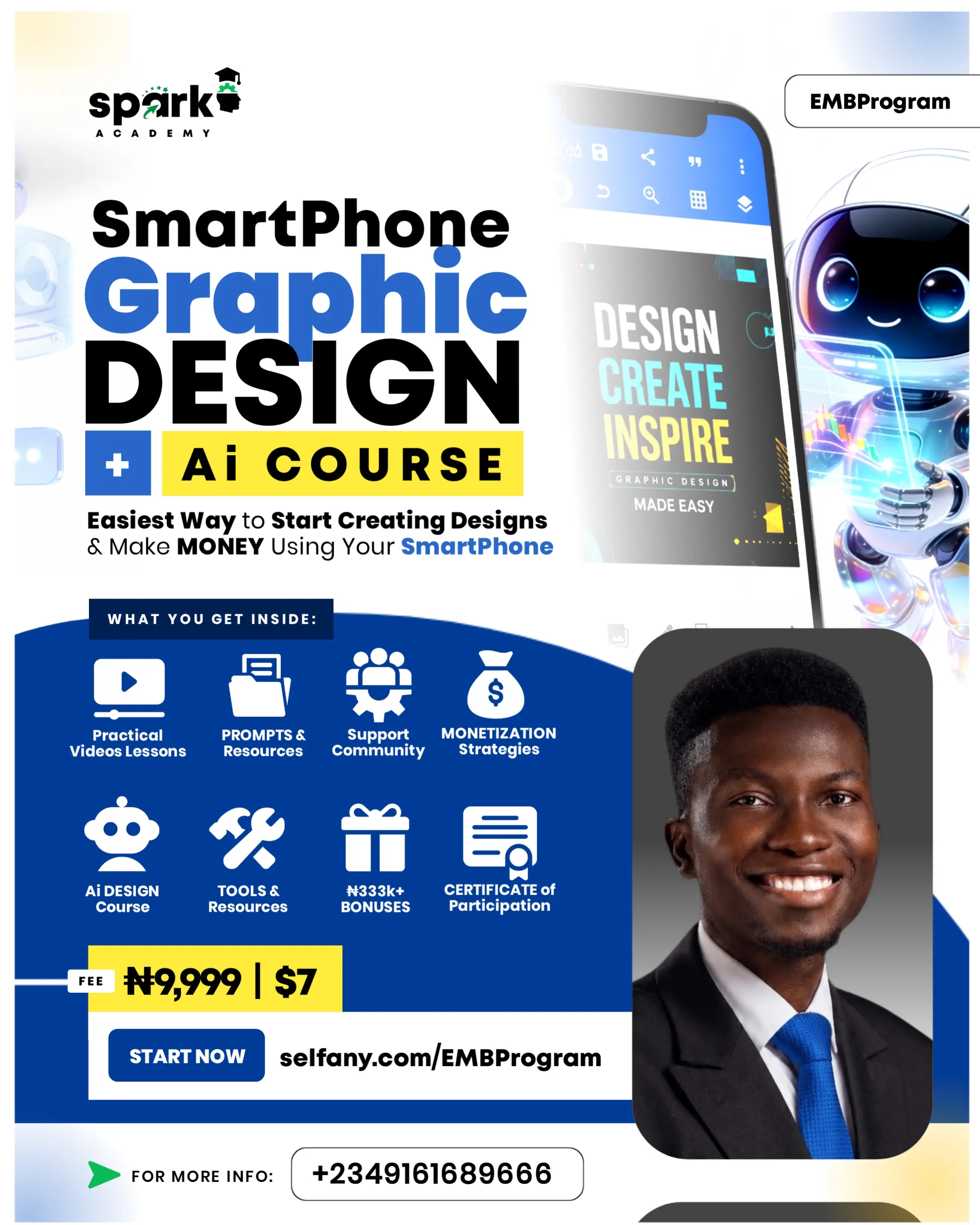EMB SmartPhone Ai Graphic Design Course