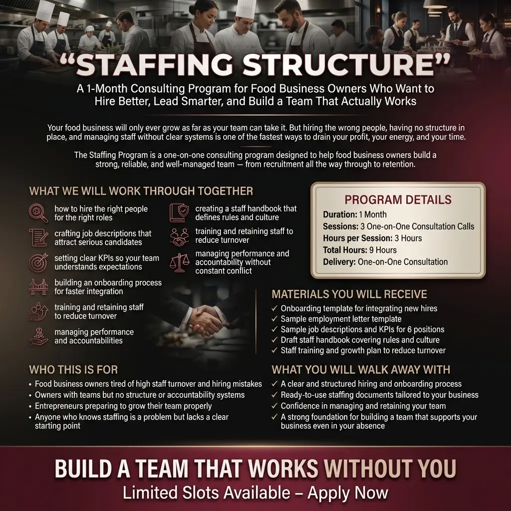 Staffing Structure (Consulting Program)
