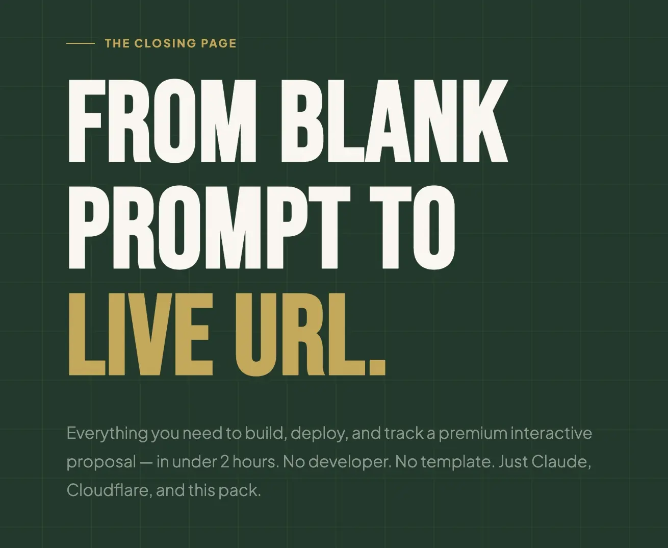 The Closing Page