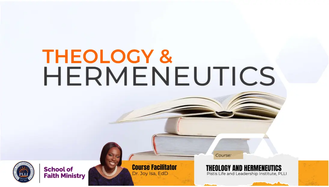 THEOLOGY AND HERMENEUTICS WITH DR. JOY ISA