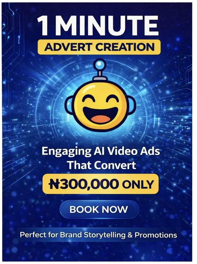 1 Munites Adverts creation