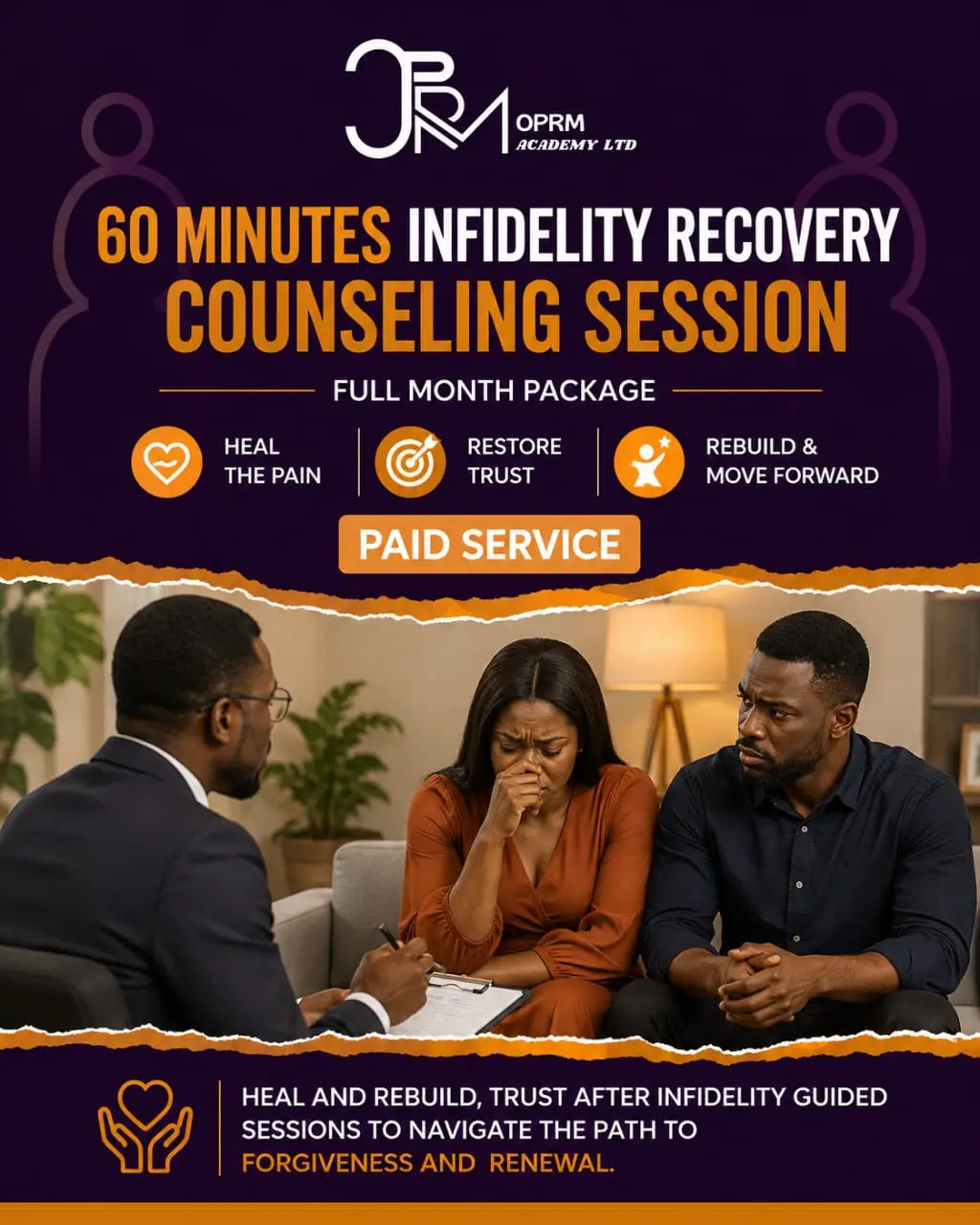 INFIDELITY RECOVERY COUNSELING PROGRAM