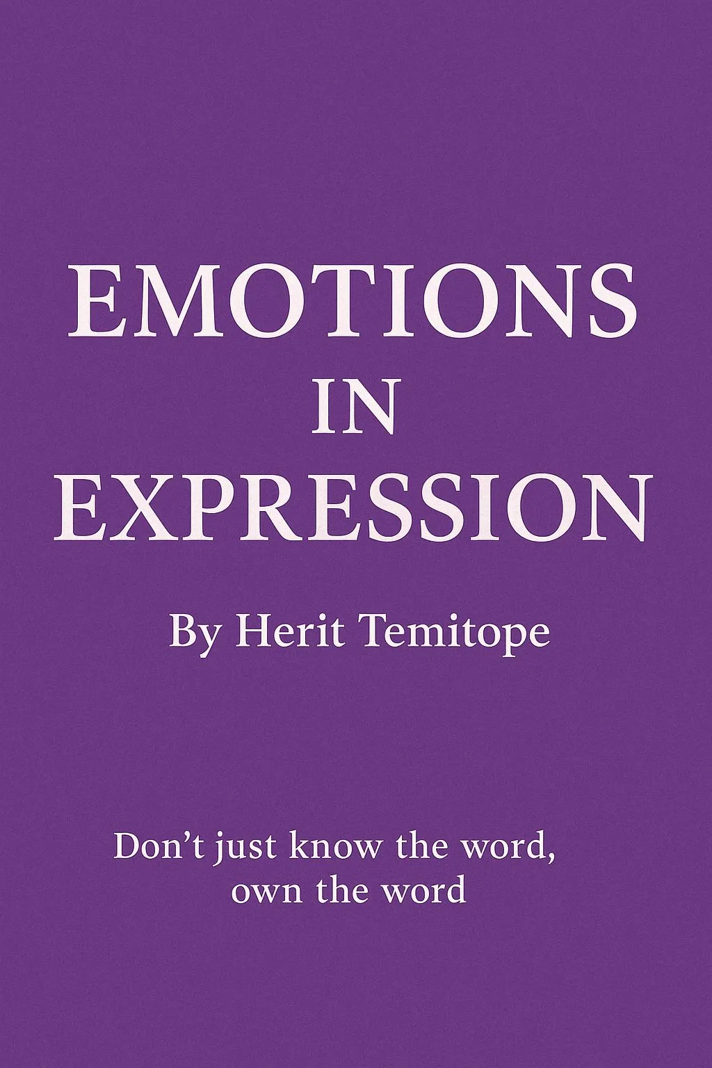 Emotions in Expression
