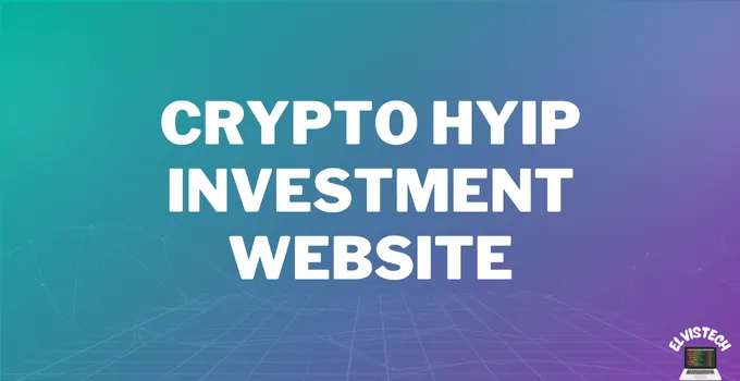 Investment Website