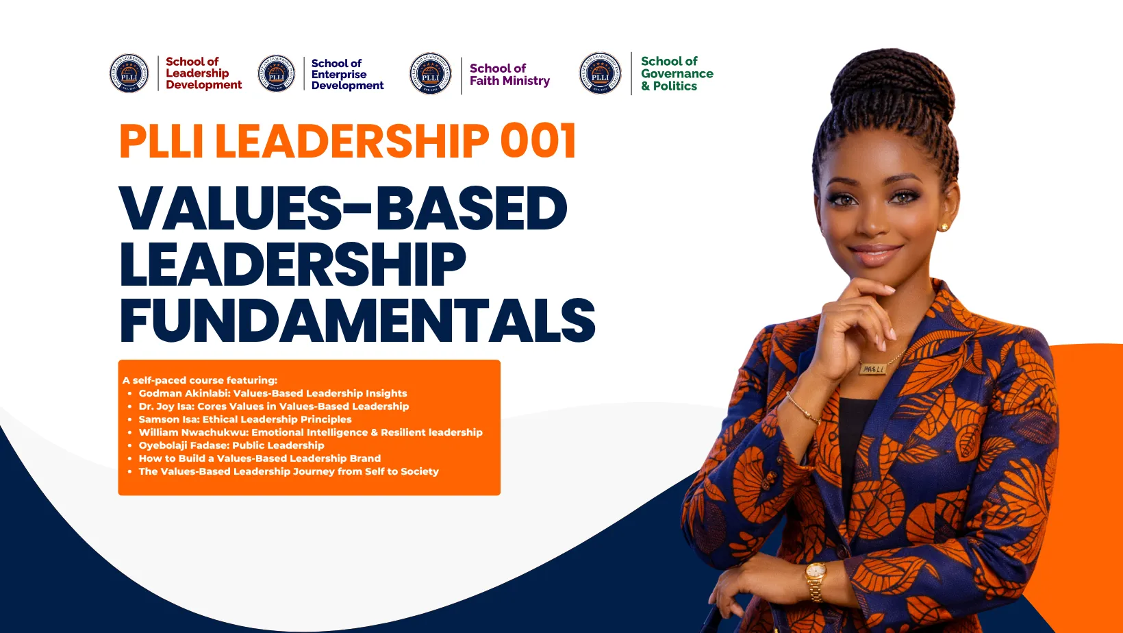 PLLI LEADERSHIP 001: VALUES BASED LEADERSHIP FUNDAMENTALS
