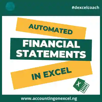 Automated Financial Statement in Excel
