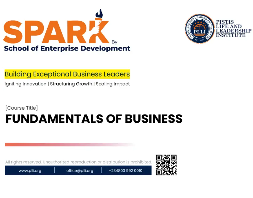 FUNDAMENTALS OF BUSINESS WITH DR. FEMI JOHNSON