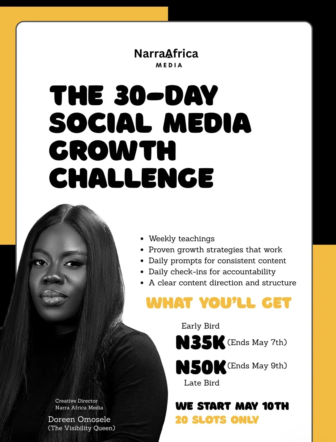 The 30 Day Social Media Growth Challenge