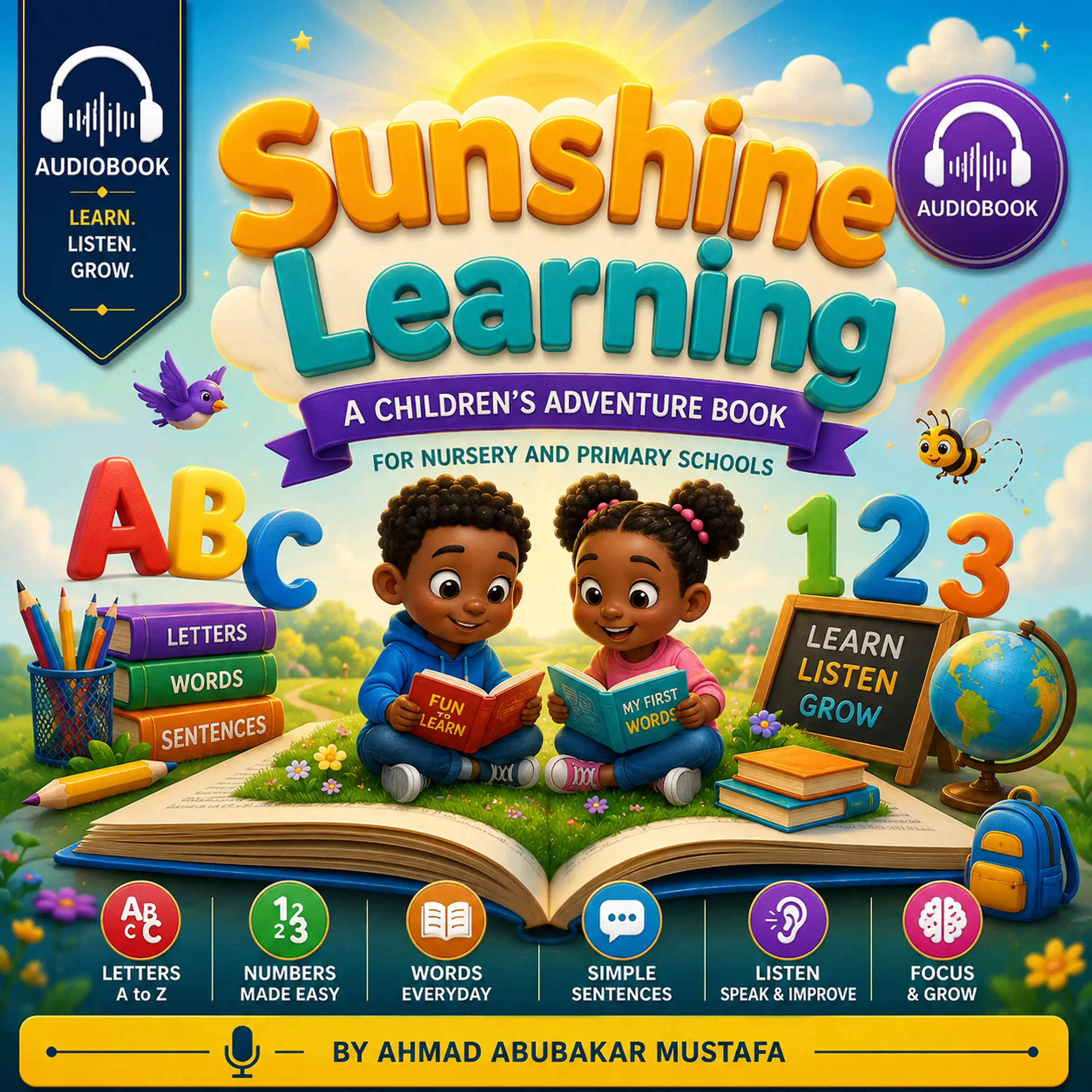 Sunshine Learning: A Children’s Adventure AUDIOBOOK for Nursery and primary's students