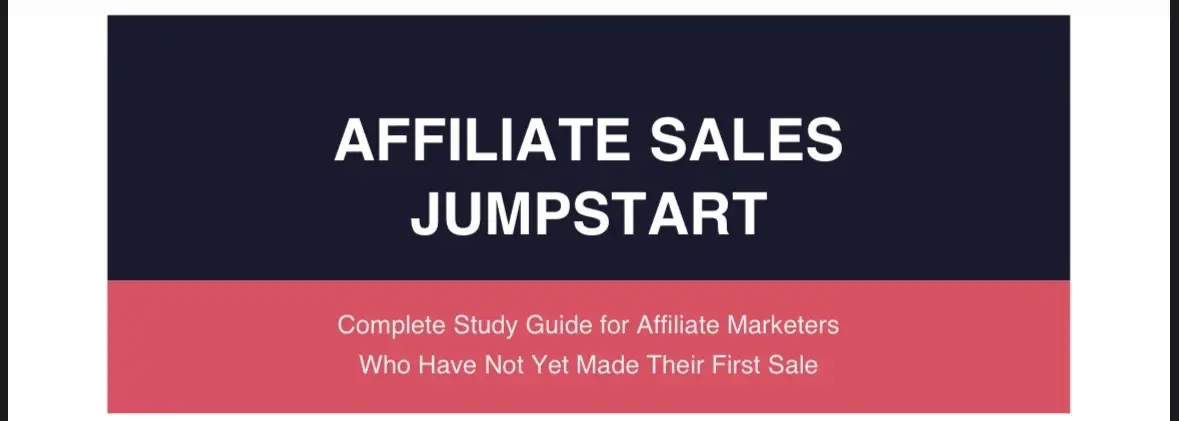 Affiliate Sales Jumpstart