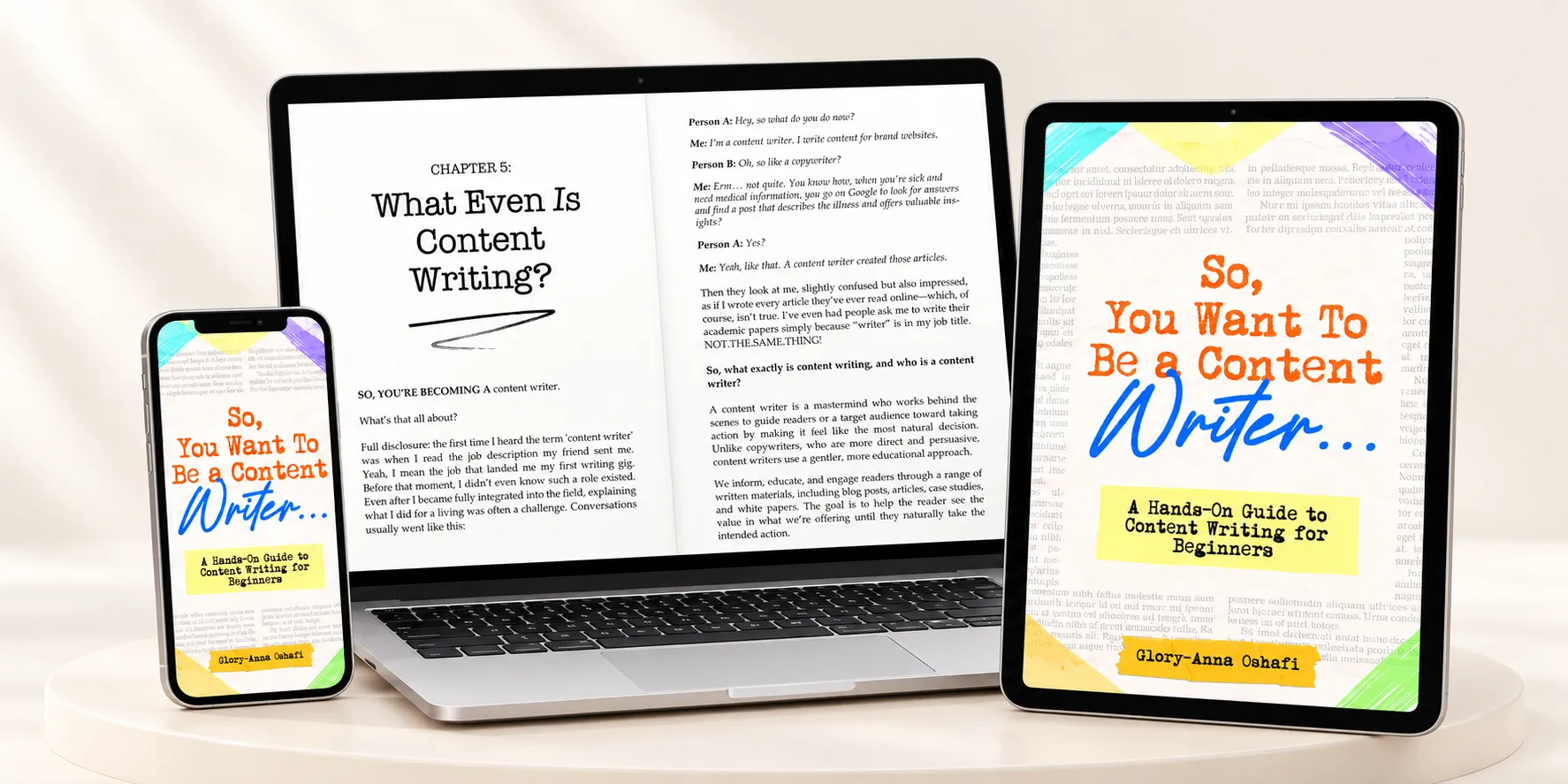 eBook - So, You Want to Be a Content Writer…