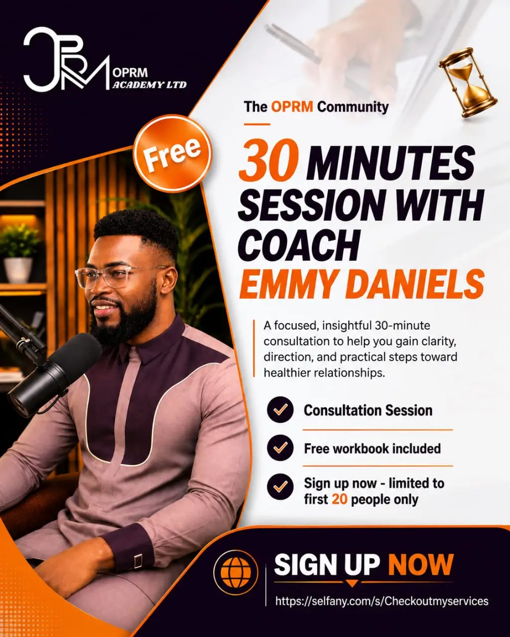 Free 30 Mins Consultation Session With Emmy Daniels