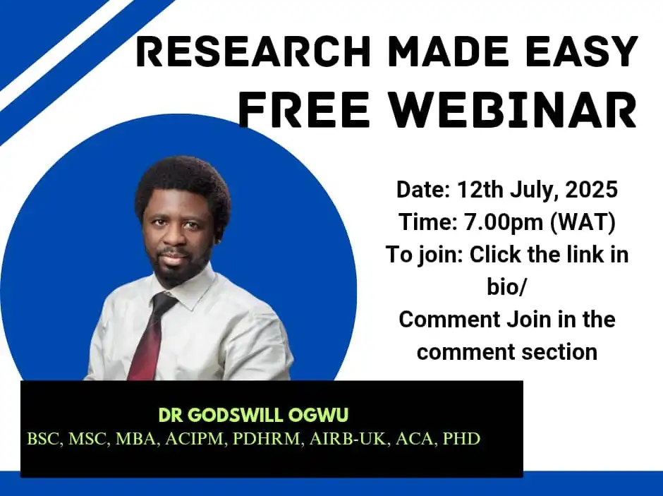 RESEARCH MADE EASY WEBINAR
