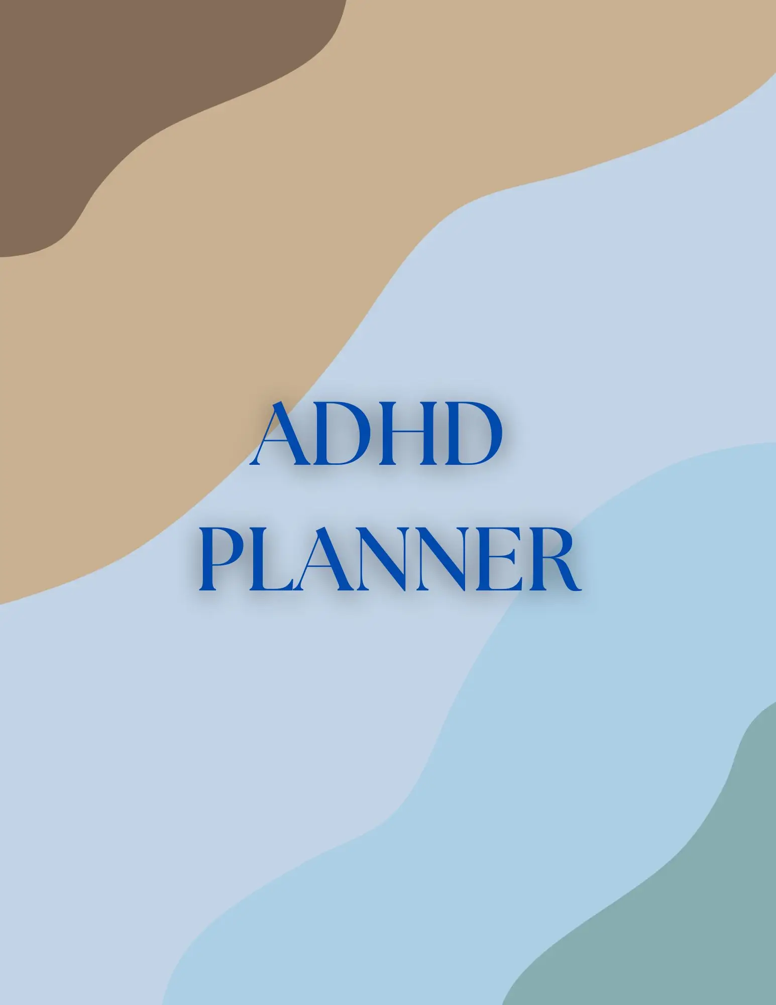 ADHD Planner Bundle | Neurodivergent Daily, Weekly, Monthly Productivity | 81pages (PDF Download)