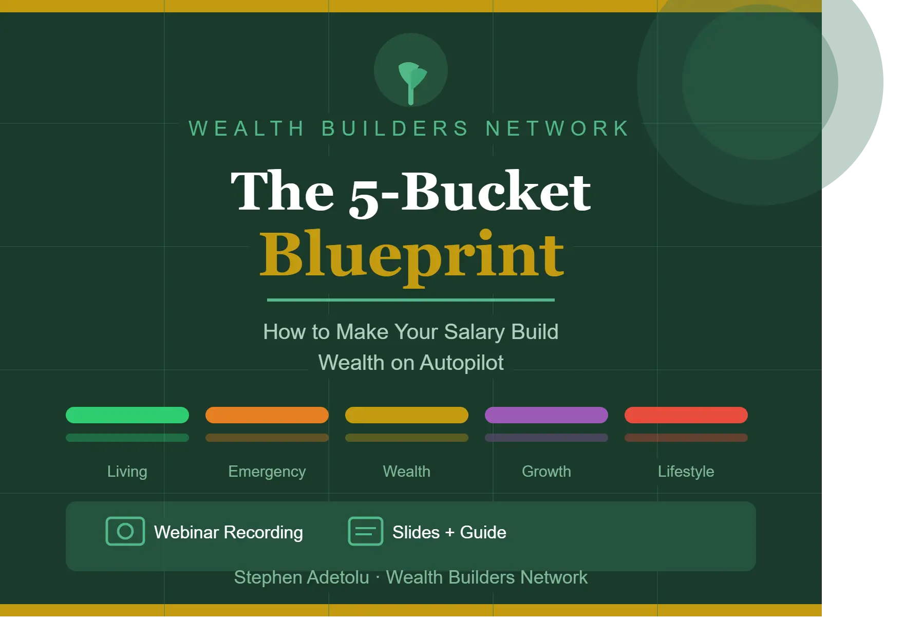 The 5 Bucket Cashflow Blueprint