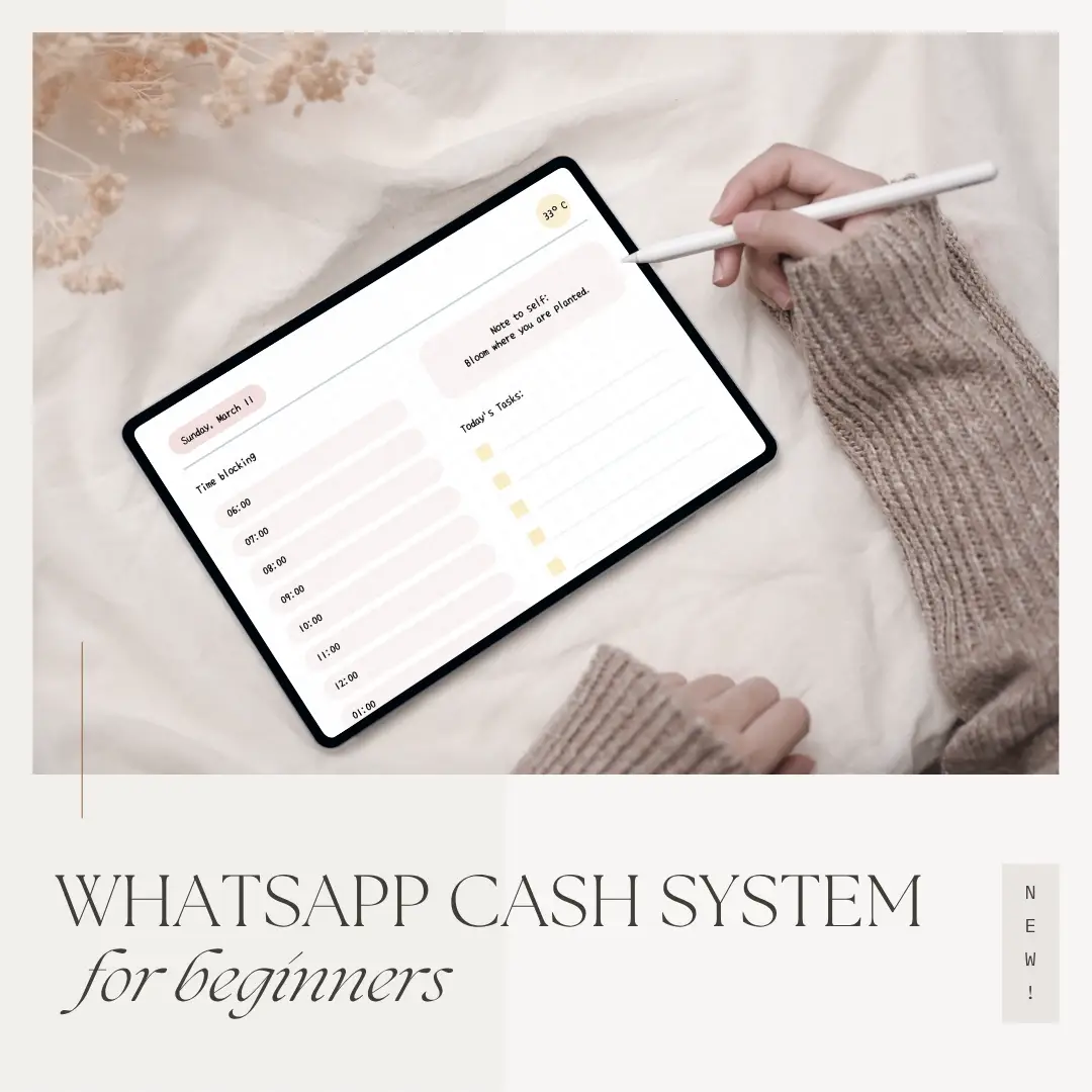 whatsApp Cash System Beginner Guide