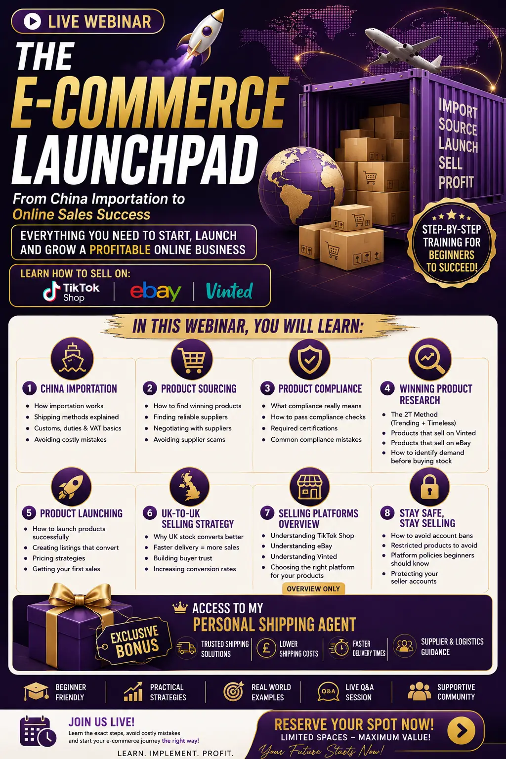 THE E-COMMERCE LAUNCHPAD