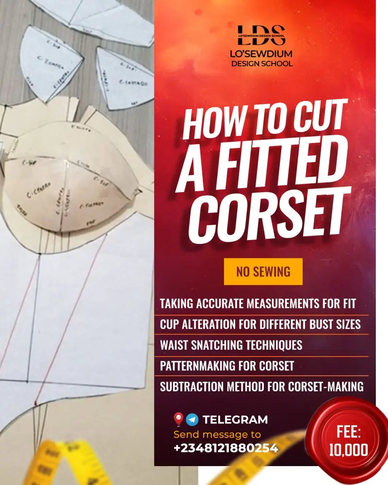 How To Cut A Fitted Corset