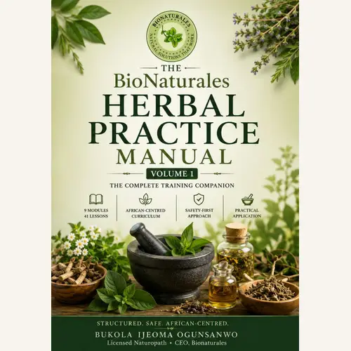 Bionaturales Herbal Practice Manual