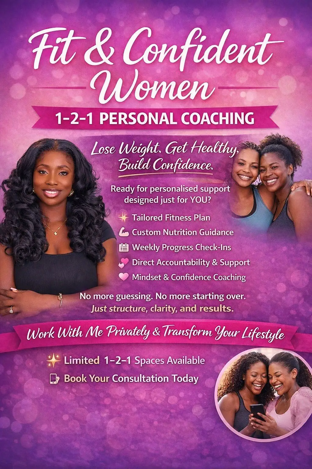 1:1 Fit & Confident Women Support Community