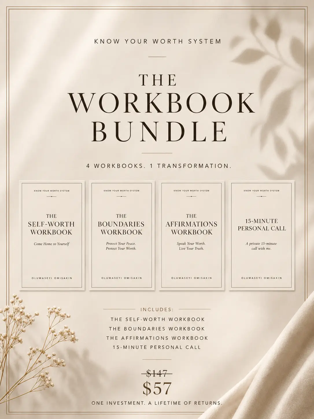 The Know Your Worth System — Everything You Need to Rebuild Your Self-Worth, Se