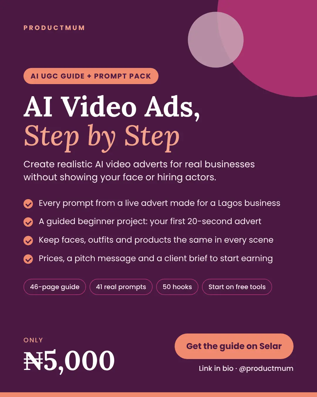 AI Video Ads, Step by Step: Make UGC-Style Adverts for Brands (41 Prompts)