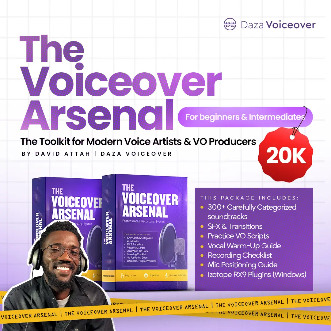 The Voiceover Arsenal The Toolkit for Modern Voice Artists & VO Producers.