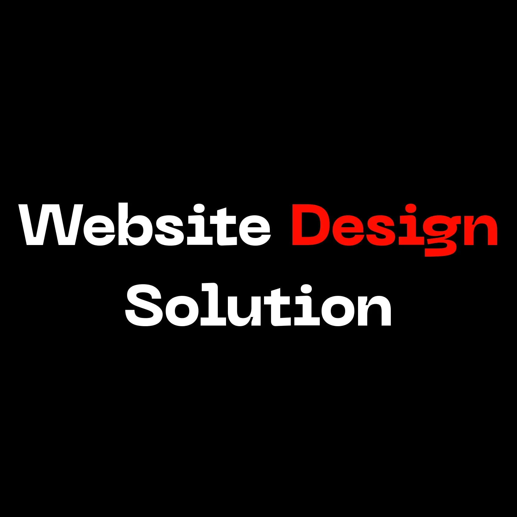 Website Design Solution
