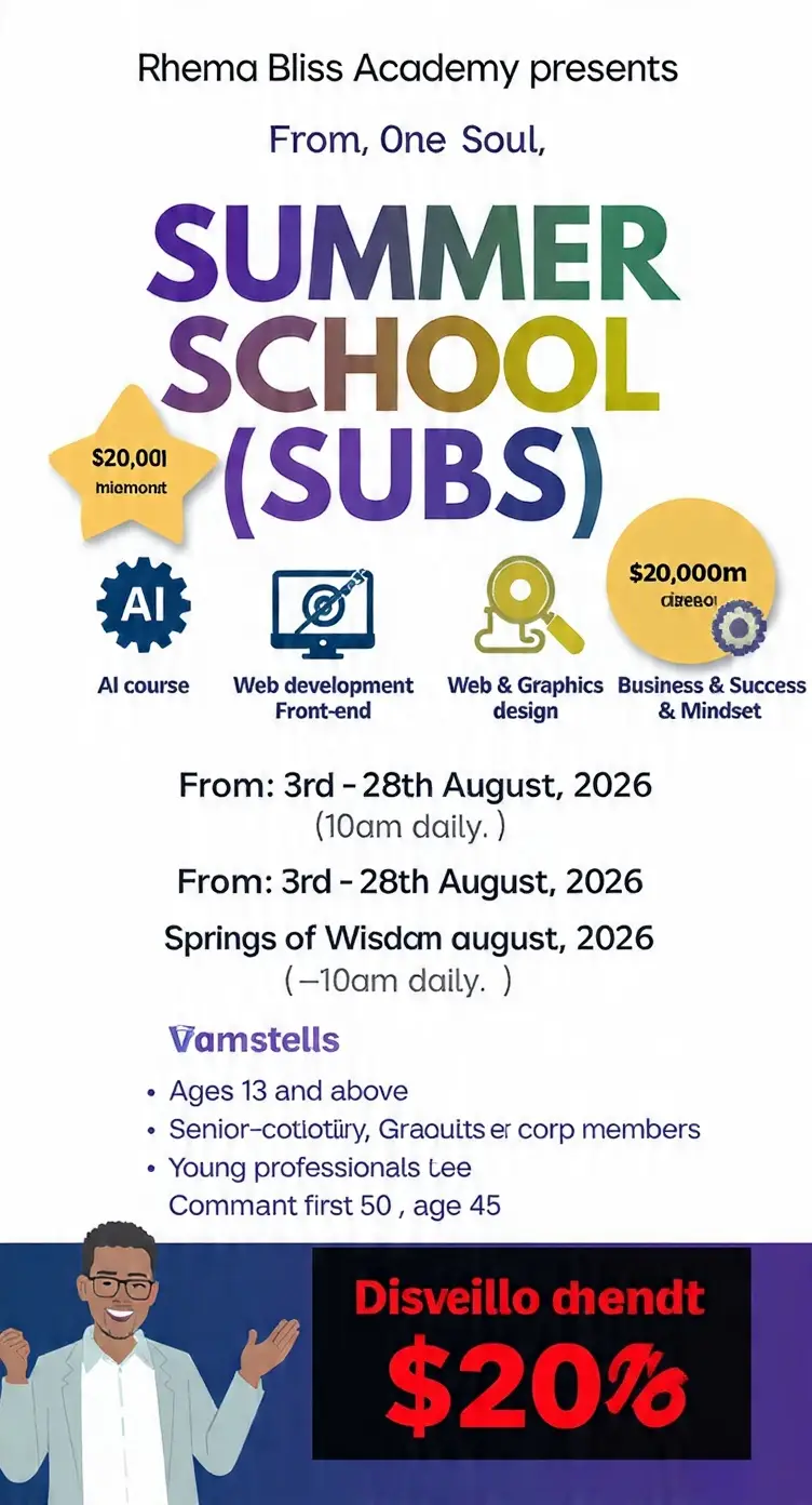Rhema Bliss Academy (RBA Summer school)