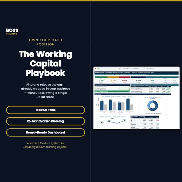 The Working Capital Playbook (Excel Toolkit)