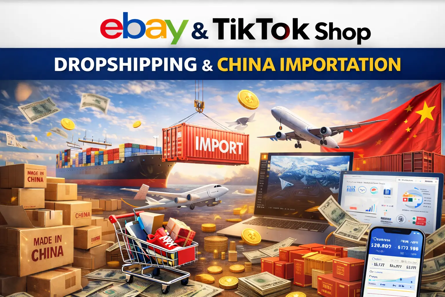 EBAY + TIKTOK DROPSHIPPING &CHINA IMPORTATION