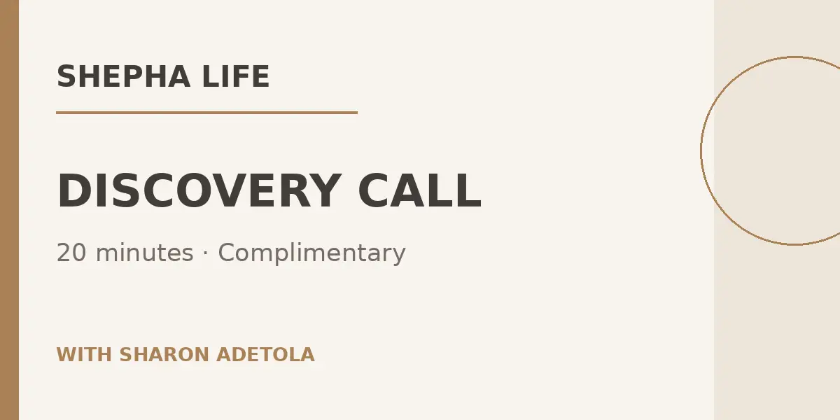 Shepha Life Discovery Call