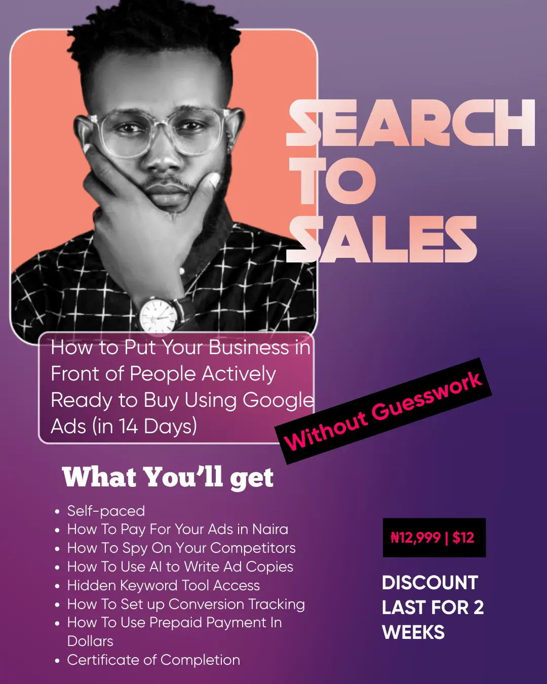 FROM SEARCH 2 SALES
