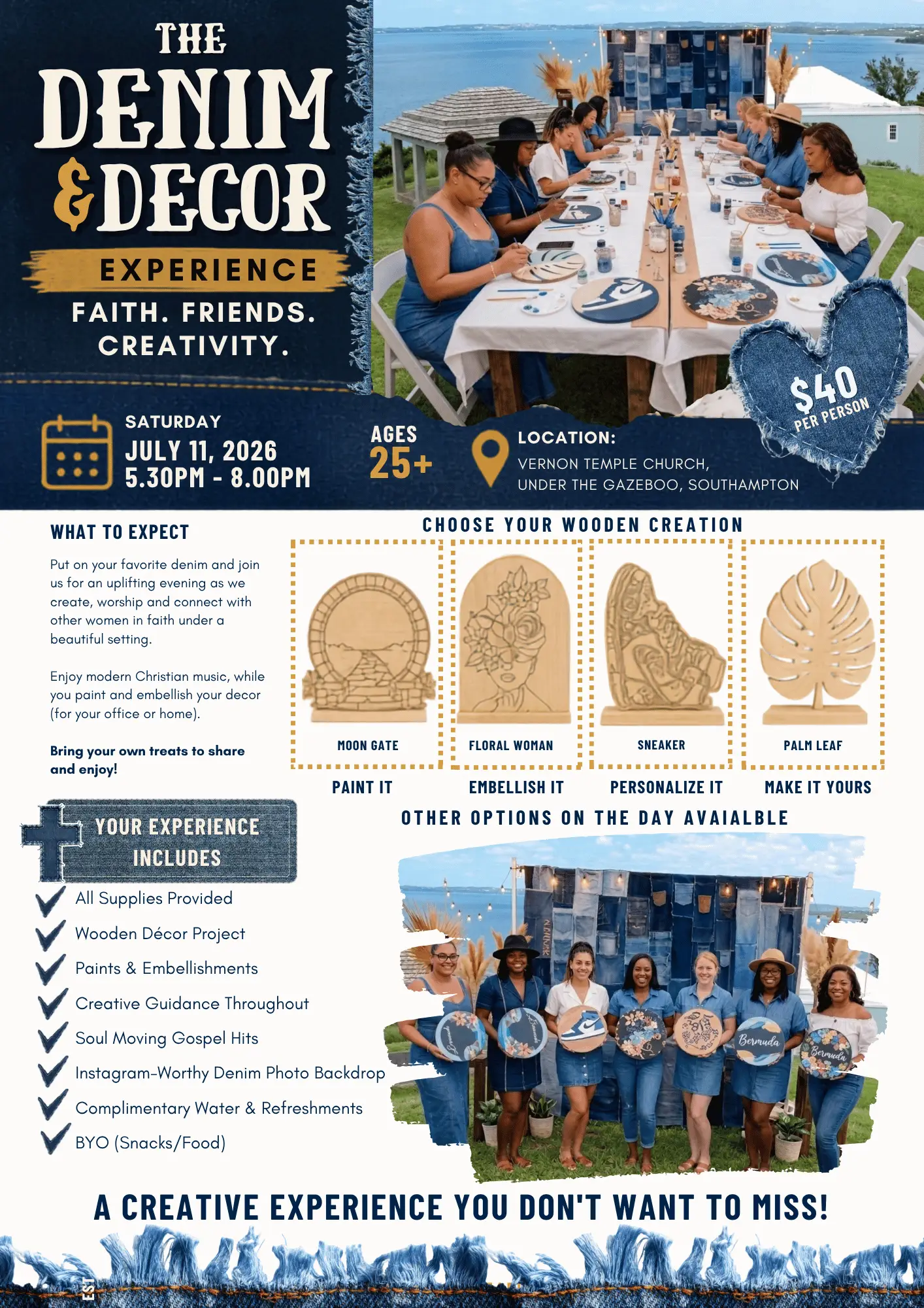 The Denim & Décor Experience -  Bermuda