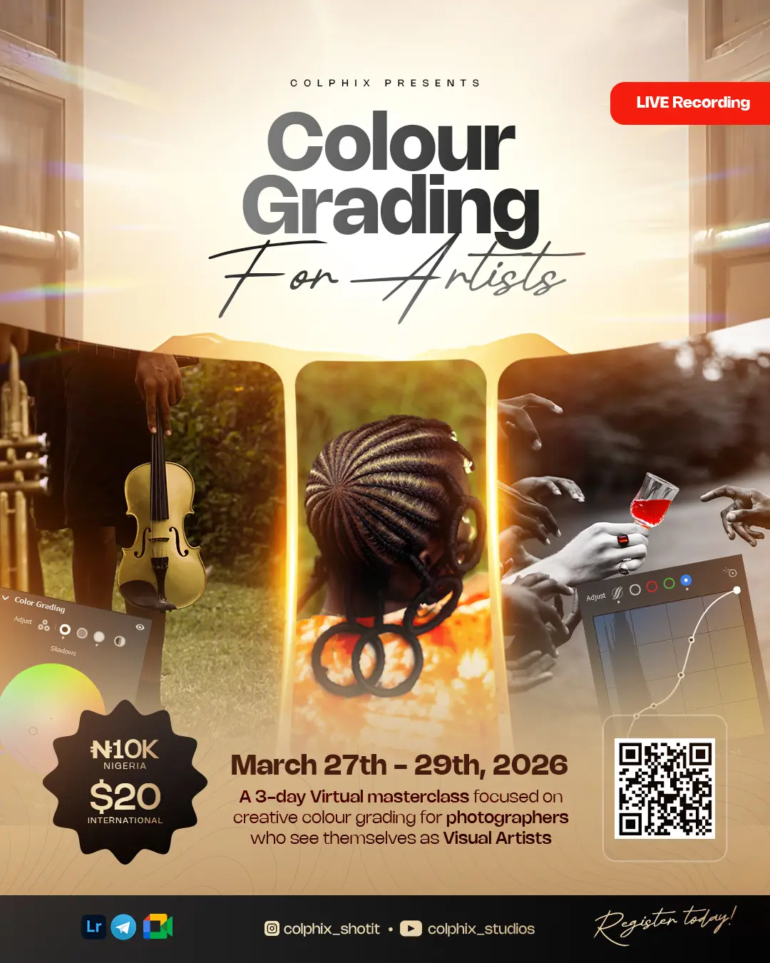 Colour Grading for Artists Masterclass (Live Recording)
